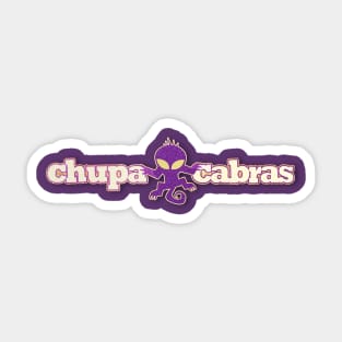 chupacabras royal purple edition Sticker